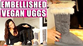 DIY Faux Fur Ugg Boots - Fashion Hacks