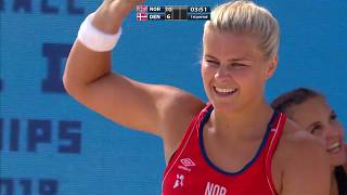 VIII Women's Beach handball world championship NOR VS DEN