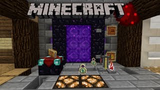 Maison high tech : Portail - Potion et enchantement rapide ➜ Minecraft tutoriel [1.5]