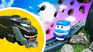 Роботы-поезда — Robot Trains Кей спешит на соревнования и помогает Дюку — Мультики для малышей