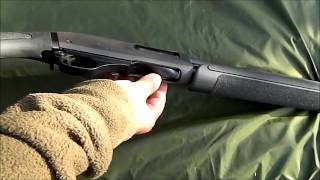 Unloading a Pump Action Shotgun