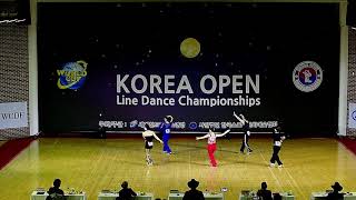 2018 Korea Open Line Dance Championships - Diamond Intermediate B Dance  - Two Little Words