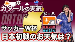サッカーW杯　日本初戦　カタールのお天気は？