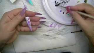 Nail Art Sfumatura e Fiori