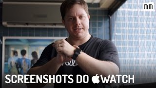 Tirando screenshots no Apple Watch