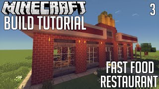 Minecraft: How to Make Fast Food Restaurant (Part 3)