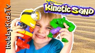 Kinetic Sand! Hulk Sand Castle HobbyFrog Family Fun HobbyKidsTV