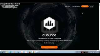 CloudBounce - Airdrop! Проходим регистрацию и получаем 100 токенов DB бесплатно!