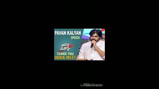 PAVAN KALYAN | Speech at |Naa Peru Surya Na Illu India| Thank you | India meet|