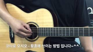 기타캐리 강좌 핑거스타일 기초 태핑(Tapping), 퍼커시브(Percussive)
