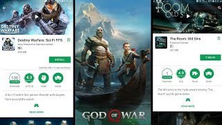 God of War 4 Launch, Destiny Warfare, The Room Old Sins Android, Asphalt 9 And Fortnite
