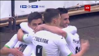 Карпаты - Черноморец - 1:0. Гол: Карраскаль (20')