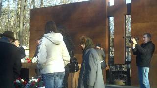 Katyn victim memorial near Kharkiv for Polish officers