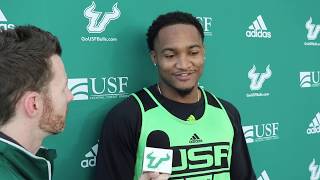 USF Bulls guard Laquincy Rideau talks upcoming game at UCF (1/16/20)
