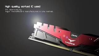 T-FORCE GAMING SERIES "DARK" & "DARK ROG" DDR4 SDRAM Desktop Memory module