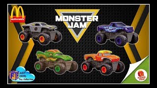 2018 Monster Jam McDonald's Happy Meal Toys (complete set) | fastfoodTOYcollection
