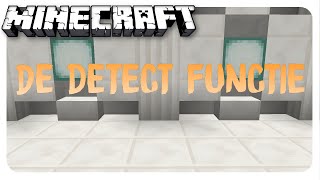 de DETECT command - detect - Minecraft tutorial