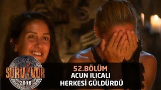 Ada konseyinde eğlenceli anlar! Acun Ilıcalı herkesi güldürdü | 52. Bölüm | Survivor 2018