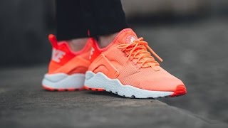 NIKE AIR HUARACHE RUN ULTRA "Bright Mango" WMNS | Stefany Renes