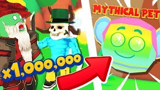 Slaying 1,000,000 ZOMBIES To Get The MYTHICAL Pets and Hats in Zombie Hunting Simulator
