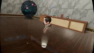 mate falls asleep in vr