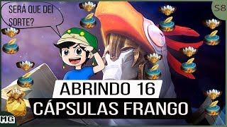 ? ABRINDO 16 CÁPSULAS FRANGO - Será que compensa ? - React LoL - Cozinheiros de Abril