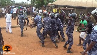#StopFAURE Affrontements entre gendarmes et contestataires du statut de chef pour le régent d'Awoyo