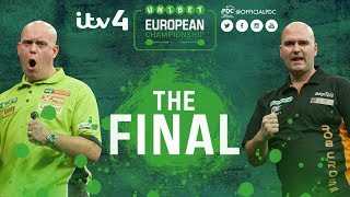 2017 European  Darts Championship Final van Gerwen vs Cross