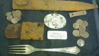 РАСКОПКИ ДОМА ЛЕСНИКА.НАШЕ ПЕРВОЕ ВИДЕО / WW2 METAL DETECTING.