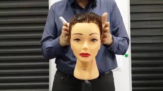 Мужская стрижка. Тонкости создания височных зон.