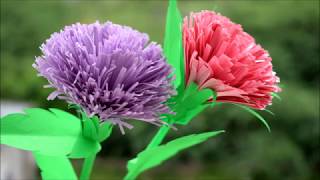 How Make Paper Flower :DIY CRAFT|Tutorial