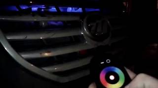Подсветка решётки радиатора Lifan x60