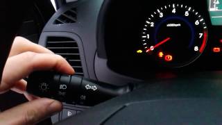 Видео: Как включить противотуманные фары?