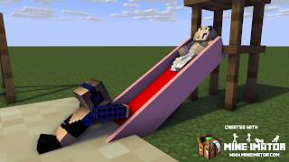 Minecraft animation -- vore children