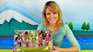 Куклы из мультфильма Феи - Видео с игрушками для девочек Disney Fairies-Tinker Bell