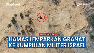 Kelompok Hamas Ganggu Kumpulan Tentara Israel dengan Lemparkan Granat, 2 Prajurit Musuh Tumbang!