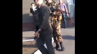 Путин и Медведев напали на Красноармейск, представившись как украинске каратели