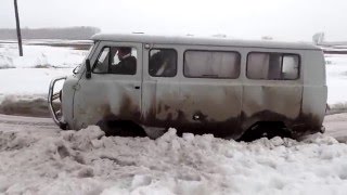 уаз буханка с бортовыми редукторами и 35 simex