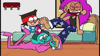 Ok ko let’s be heroes ko is tickling enid’s feet