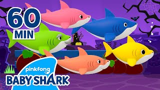 Halloween Baby Shark Doo Doo Doo 1 hour | +Compilation | TOP Halloween Songs 