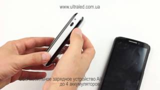 USB мобильное зарядное устройство Aili 18650 0.5A-1A-2A, до 4 аккумуляторов (павербанк)