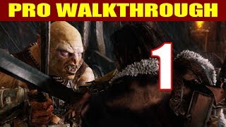 Shadow of Mordor Walkthrough Part 1 - Opening Cutscenes & In-Game Tutorials