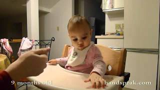 Babbling in sign language