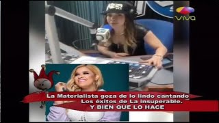 La Materialista Goza De Lo Lindo Cantando Las Canciones De La Insuperable - Los Cirqueros