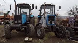 Запуск тракторов МТЗ 892 и МТЗ 82.1 после зимы
