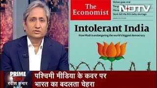 Prime Time With Ravish, Jan 24, 2020 | पश्चिमी मीडिया के कवर पर क्यों बदली मोदी और भारत की छवि?