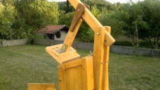 Balirka rocna Presa ho-ruk Manual baler Самодельный ручной пресс для сена