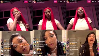 Nicki Minaj & Meg The Stallion on Instagram Live