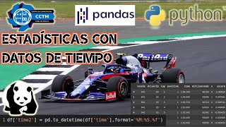 ️ + Estadísticas básicas con datos de tiempo | Datos de la Fórmula 1 | Pandas | Python