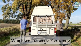 Wnętrze naszego kampera - Kamperem po świecie